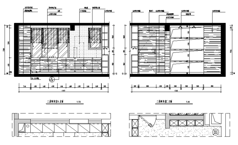 2层办公空间设计资料下载-[广东]现代风格办公空间设计施工图（附效果图）