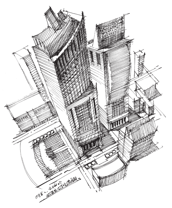 来点建筑手绘的干货怎么样？_2