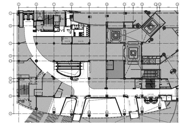 室内su及施工图资料下载-[福州]三层现代风格中心商场方案+施工图+效果图+SU模型