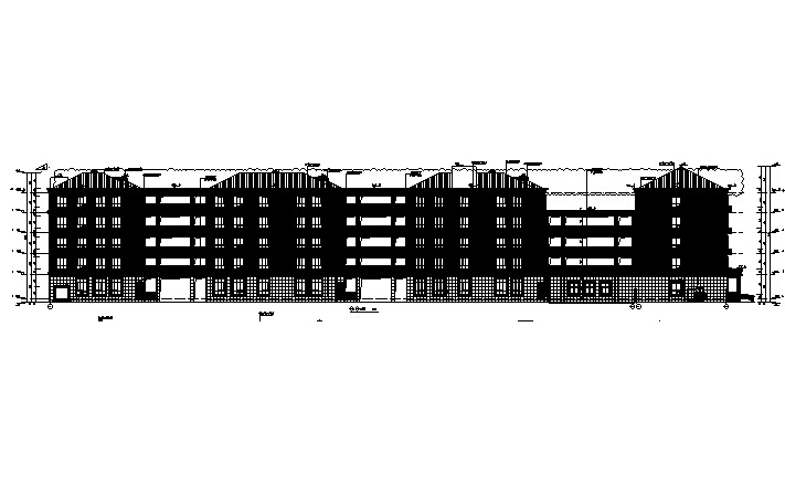 5层新中式办公资料下载-[安徽]多层新中式风格小学办公楼及综合楼建筑施工图（17年最新）