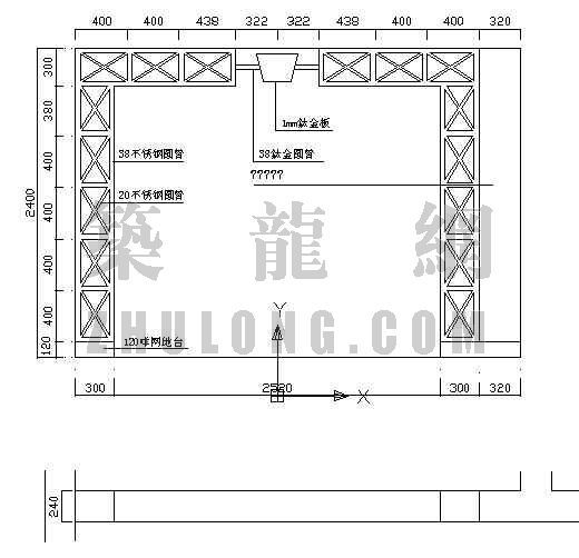 餐厅外观造型设计资料下载-造型详图-餐厅哑口类