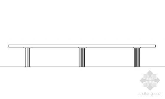 坐凳施工图CAD资料下载-某条形坐凳施工图