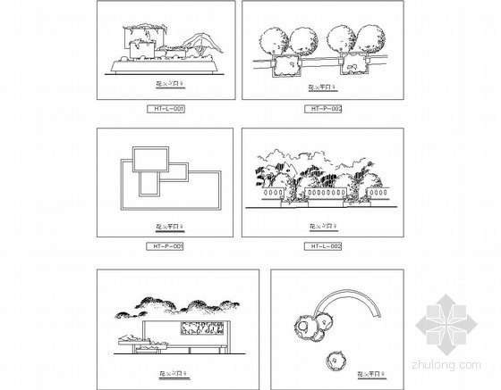 园林花坛节点图资料下载-花坛节点详图