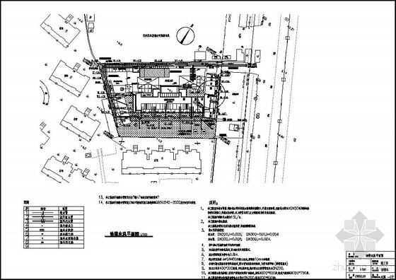 公寓式住宅施工图纸资料下载-某19层公寓式住宅给排水图纸（含计算书）