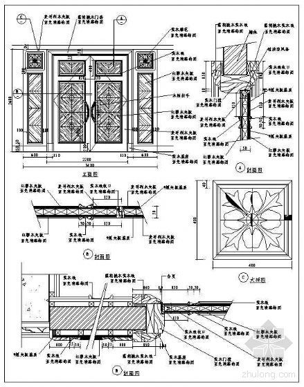 门做法详图资料下载-三十种装饰门详图