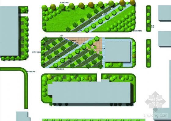 停车场车棚设计方案资料下载-电力研究所环境景观设计方案
