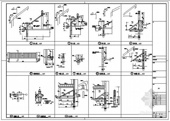 钢结构厂房屋顶气泵资料下载-某厂房屋顶檐口节点构造详图