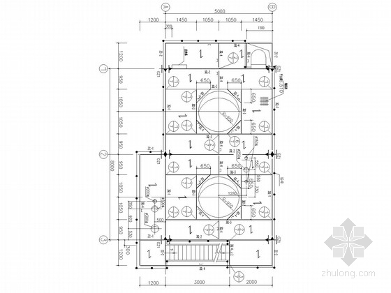 多层钢框架建筑图资料下载-9层钢框架工业建筑结构施工图