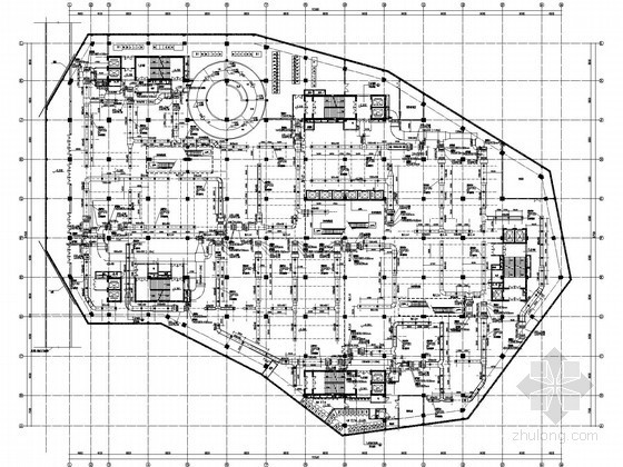 唐山某大型商场空调资料下载-大型商场空调通风设计全套施工图