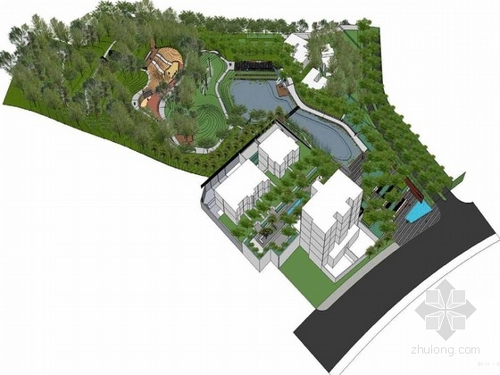 水生态驳岸资料下载-[长沙]乐活滨水生态展示区设计方案（著名设计公司）