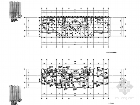 [商业中心]23层框筒高层及框剪多层结构施工图-3#梁板配筋图