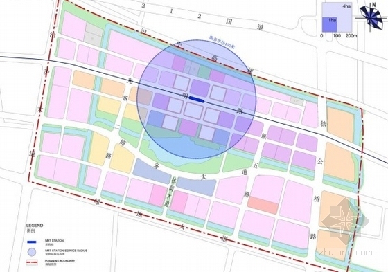 [江苏]大型城市综合体规划及单体设计方案文本-城市综合体分析图