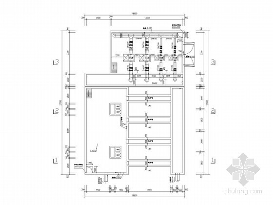 给水厂6万吨资料下载-2万吨水厂翻板阀滤池施工图