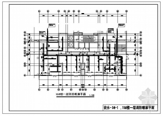 2层商铺给排水资料下载-石家庄某三十二层商住楼给排水施工图