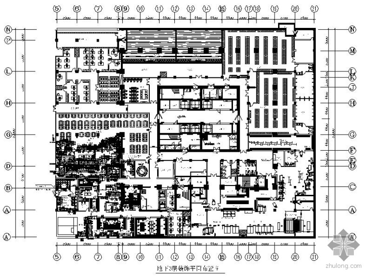 某国际大酒店局部室内装修图_1