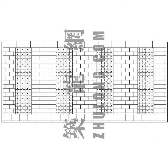 植草砖停车场详图资料下载-停车场、自行车架详图