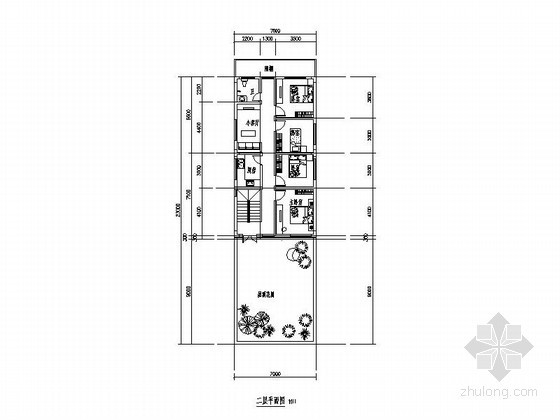 某私宅装修户型平面方案- 