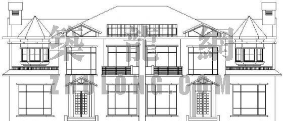 简约欧式设计方案资料下载-欧式别墅设计方案（4）