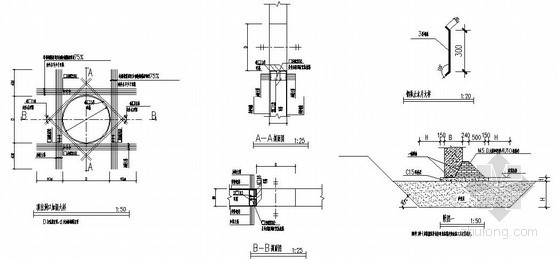 钢筋混凝土沉井结构设计图- 