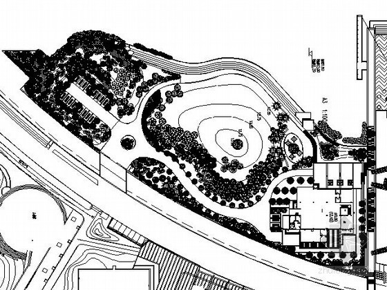 网师园植物种植设计资料下载-[南京]某公园局部区域植物种植设计施工图
