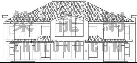 别墅建筑方案设计图资料下载-联体别墅建筑方案设计图