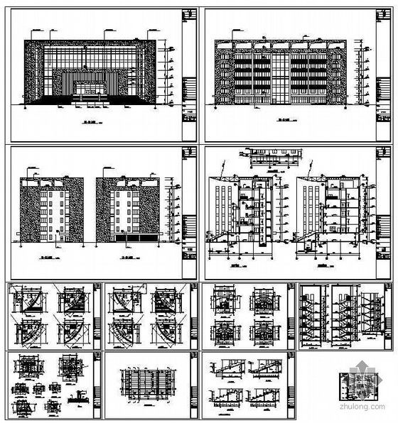 [甘肃]某市国家税务局六层办公楼-3