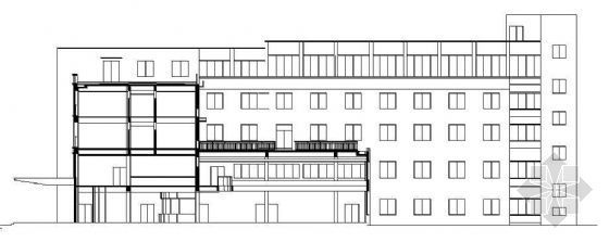 六层医院方案设计资料下载-某市六层急诊大楼建筑方案设计