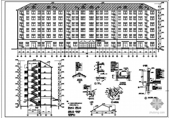 建筑结构设计公司资料下载-某服饰公司俱乐部建筑结构设计图