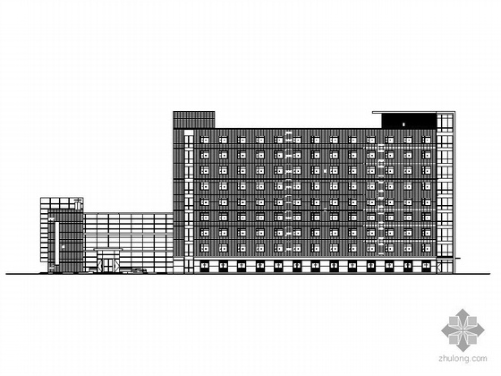 九层商业建筑设备施工图资料下载-[上海]某九层假日酒店建筑施工图