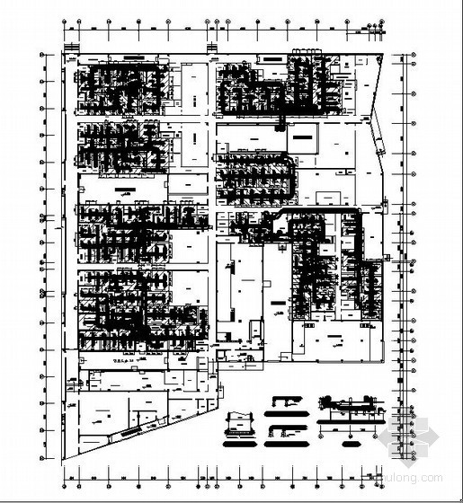 药厂车间施工图资料下载-[成都]药厂净化空调施工图