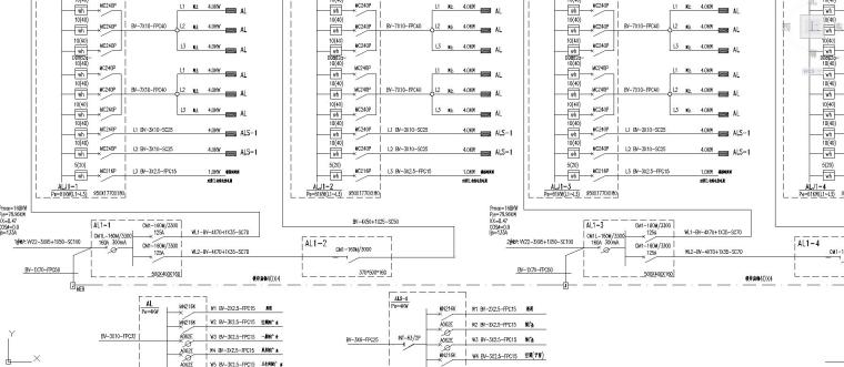 某多层住宅电气图纸(含弱电)-照明配电系统图