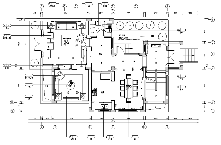 欧式地面铺装施工图资料下载-欧式风格三层双拼别墅设计施工图（附效果图+模型）