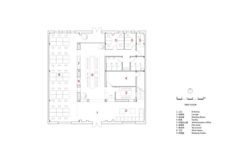 玩转视觉游戏——北京海狸车间办公空间 / MAT Office-plan_1f.jpg