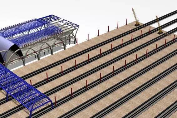 钢结构会议中心安装流程资料下载-钢结构虚拟仿真施工安装流程