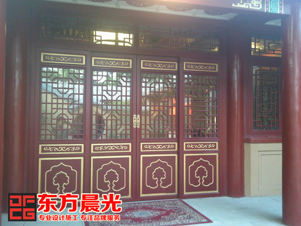 四合院门窗施工图资料下载-四合院装修中门窗的魅力