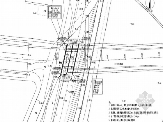 箱图纸涵资料下载-总跨径13.5m双孔箱涵图纸