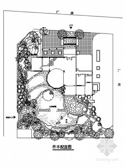 小区总图设计方案资料下载-别墅景观设计方案总图