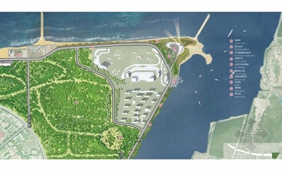 秦皇岛海滨景观带生态资料下载-[山东]海滨城市生态景观设计规划方案