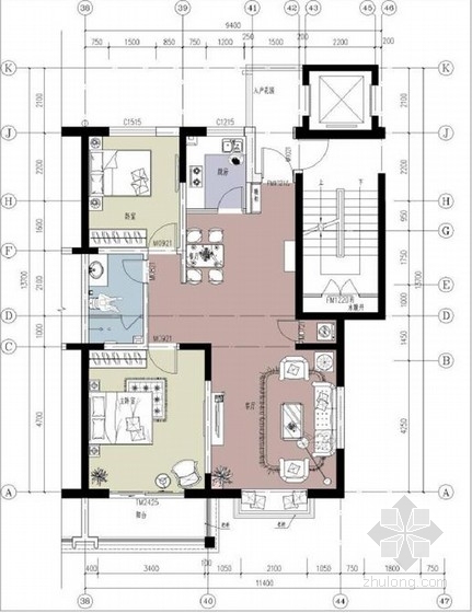 三居室中式设计方案封面资料下载-[内蒙古]教职员区四种风格样板间设计方案