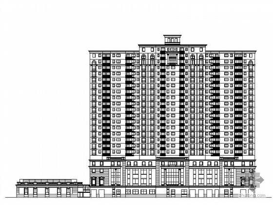装修效果图73平米资料下载-[上海]某高层住宅建筑施工图