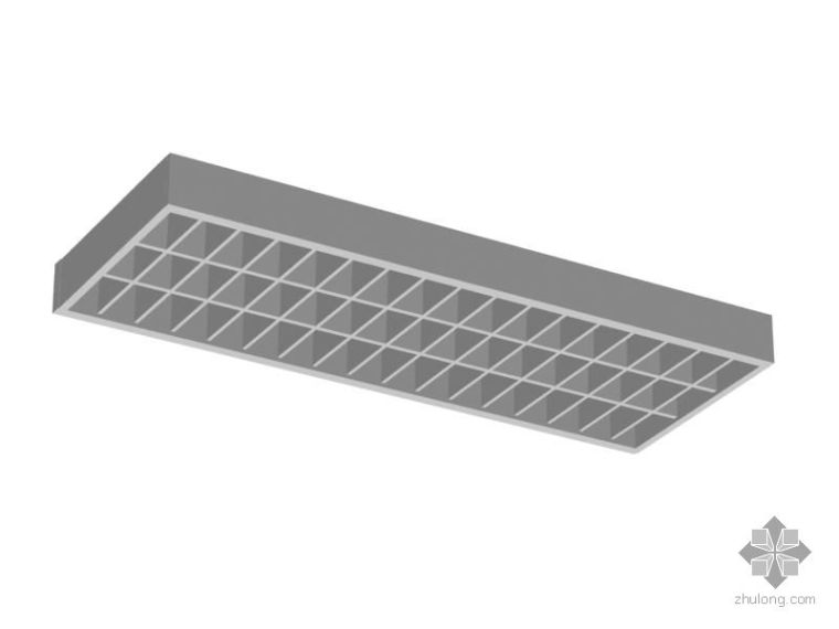 格栅灯3d模型资料下载-格栅灯