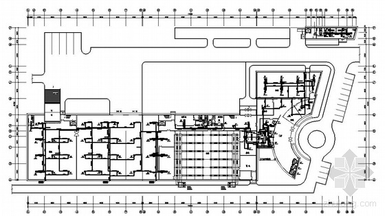 气雾剂生产车间平面图资料下载-某生产车间及辅助用房中央空调平面图