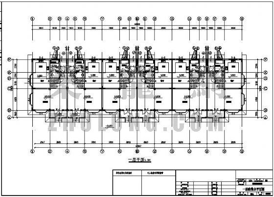 联排建筑给排水平面布置图资料下载-K3型联排别墅给排水设计图