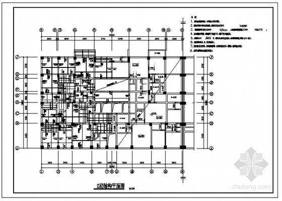 某14层框剪住宅资料下载-某地下为车库框剪住宅结构设计图