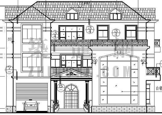 别墅cad建筑施工资料下载-某三层别墅建筑施工方案(2)