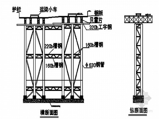 桁架桥拖拉施工方案资料下载-钢管桁架梁拖拉架设工法（拖拉滑道）
