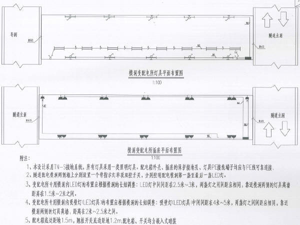 水池的设计图纸资料下载-[西藏]山岭重丘区二级公路隧道机电工程设计图纸255张（供电通风照明消防监控）