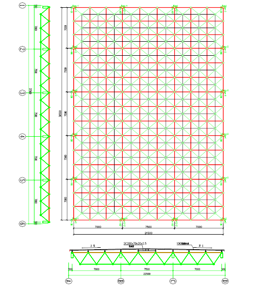 煤棚网架滑移施工方案资料下载-大型网球馆网架工程施工方案