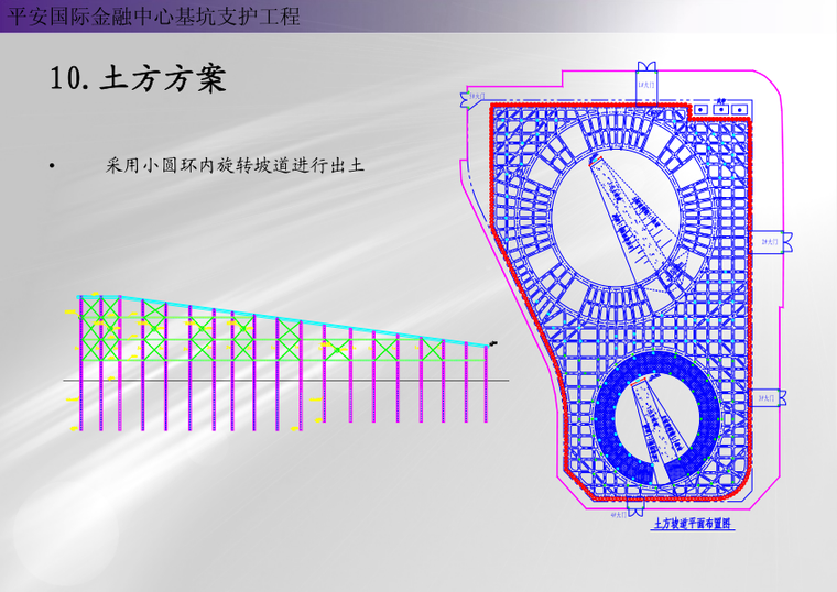 深圳第一超深基坑-平安国际金融中心基坑设计资料-土方方案