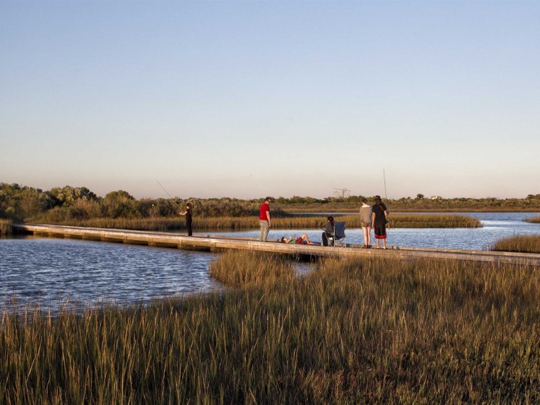 生态浮生岛设计资料下载-美国加尔维斯敦岛国家生态湿地